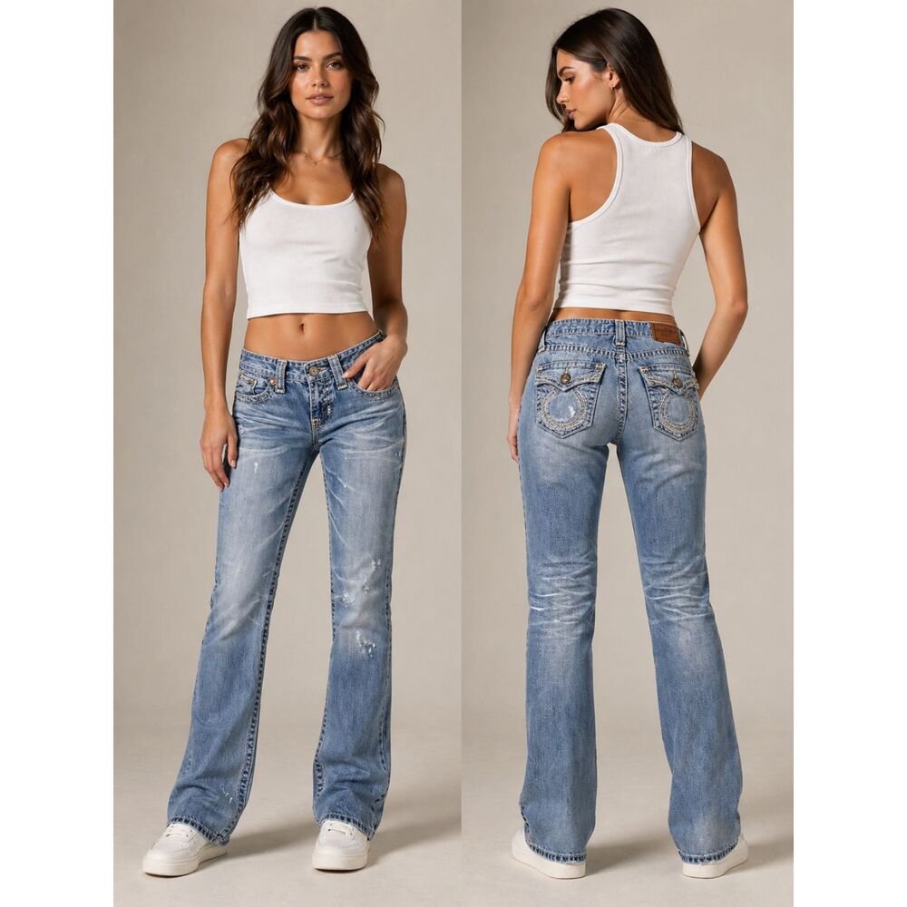 Big Star Liv Bootcut Jeans – Size 26 – Light Wash